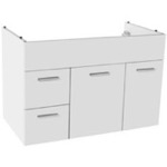 ACF L585GW 33 Inch Wall Mount Glossy White Bathroom Vanity Cabinet